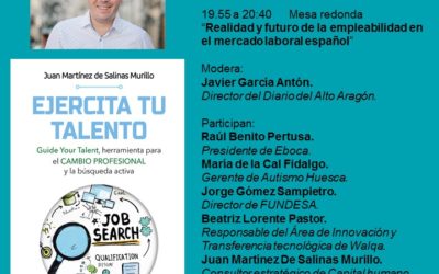 EVENTO GRATUITO EL 13 DE JUNIO PARA PRESENTAR EL LIBRO EJERCITA TU TALENTO EN HUESCA